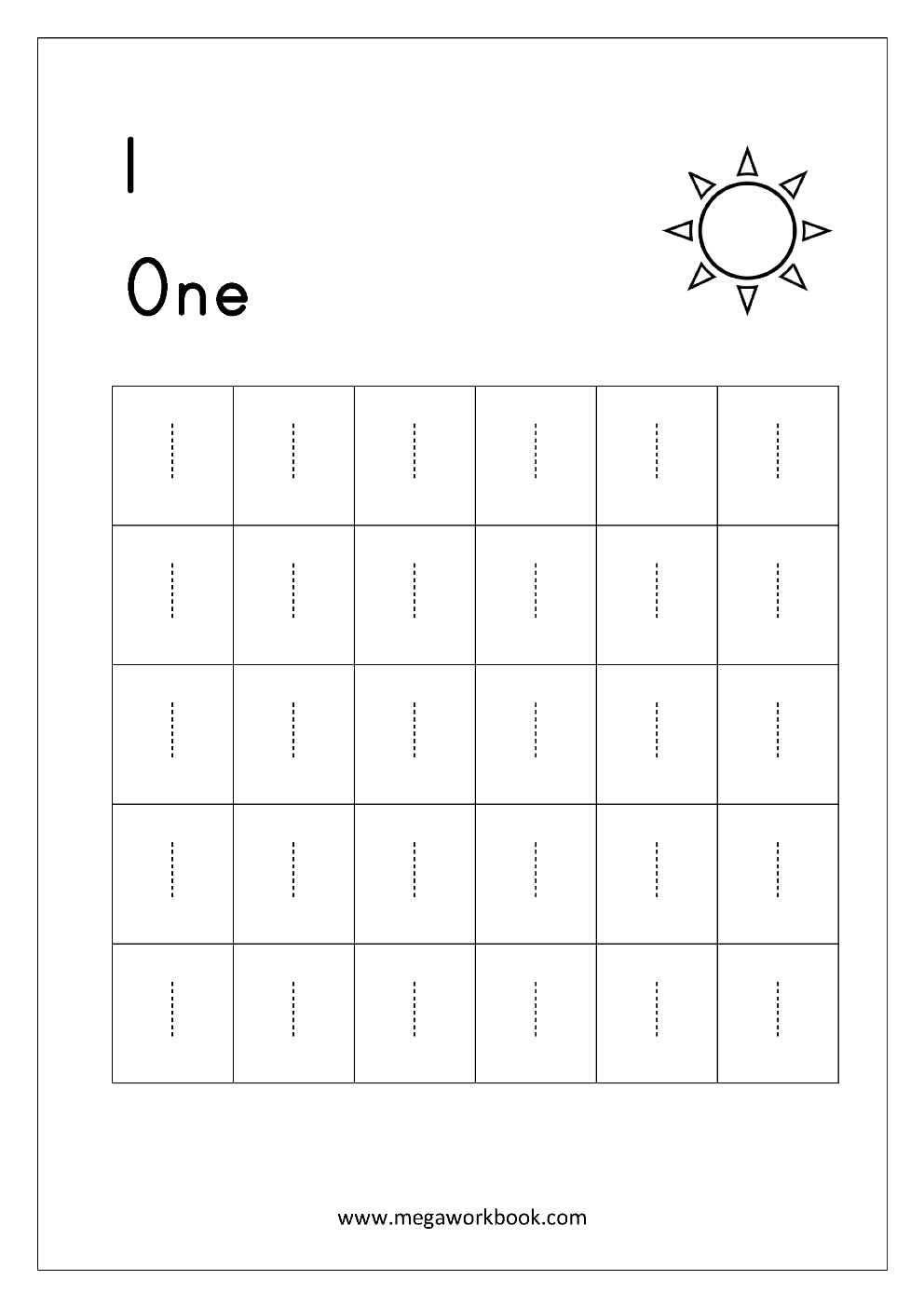 1 10 Number Tracing Worksheets Free Printable Worksheets Library