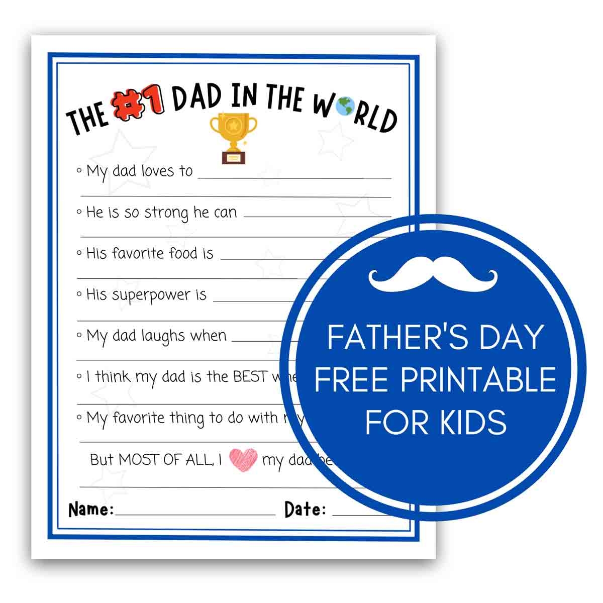 Free Printable Fathers Day Worksheets
