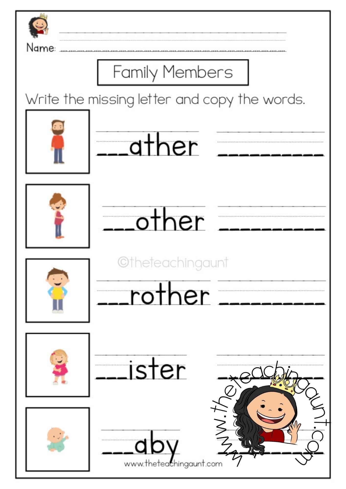 10 Best My Family Preschool Printables Free Printablee Worksheets Library 10 Best My Family Preschool Printables Free Printablee Worksheets Library