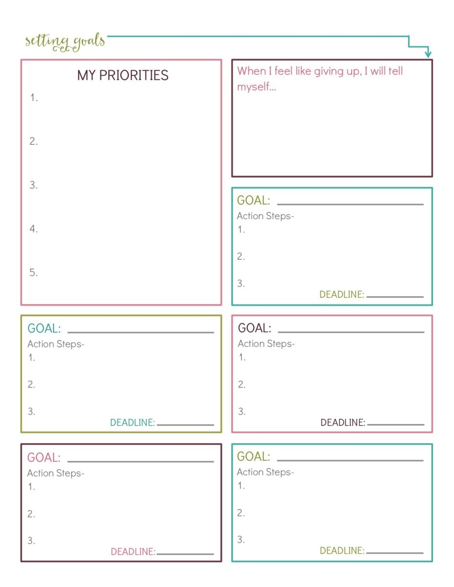 10 Free Printable Goal Setting Worksheets Parade 10 Free Printable Goal Setting Worksheets Parade