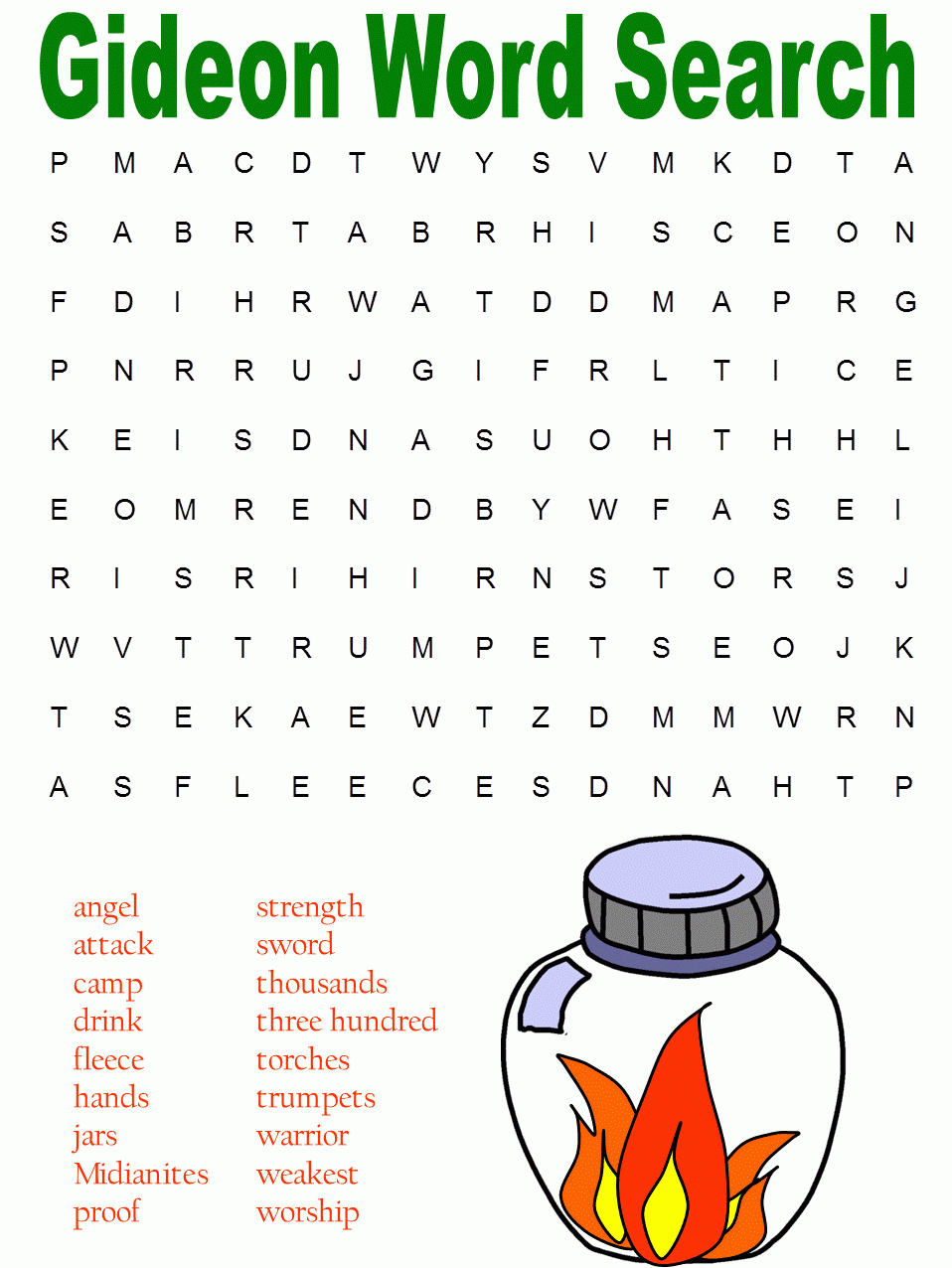 10 Gideon Ideas Bible Activities Sunday School Lessons Bible 