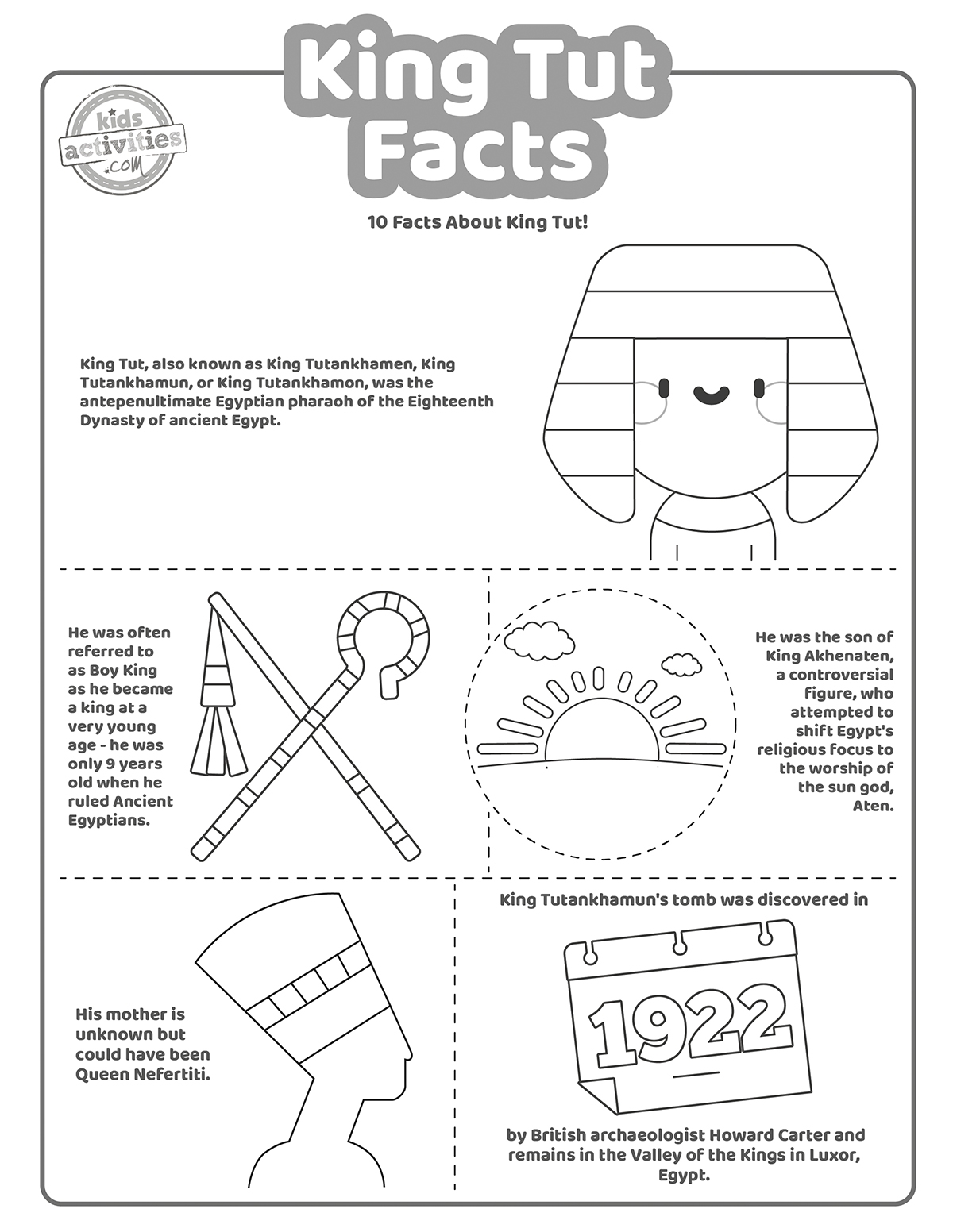 10 Interesting King Tut Facts For Kids Kids Activities Blog 10 Interesting King Tut Facts For Kids Kids Activities Blog
