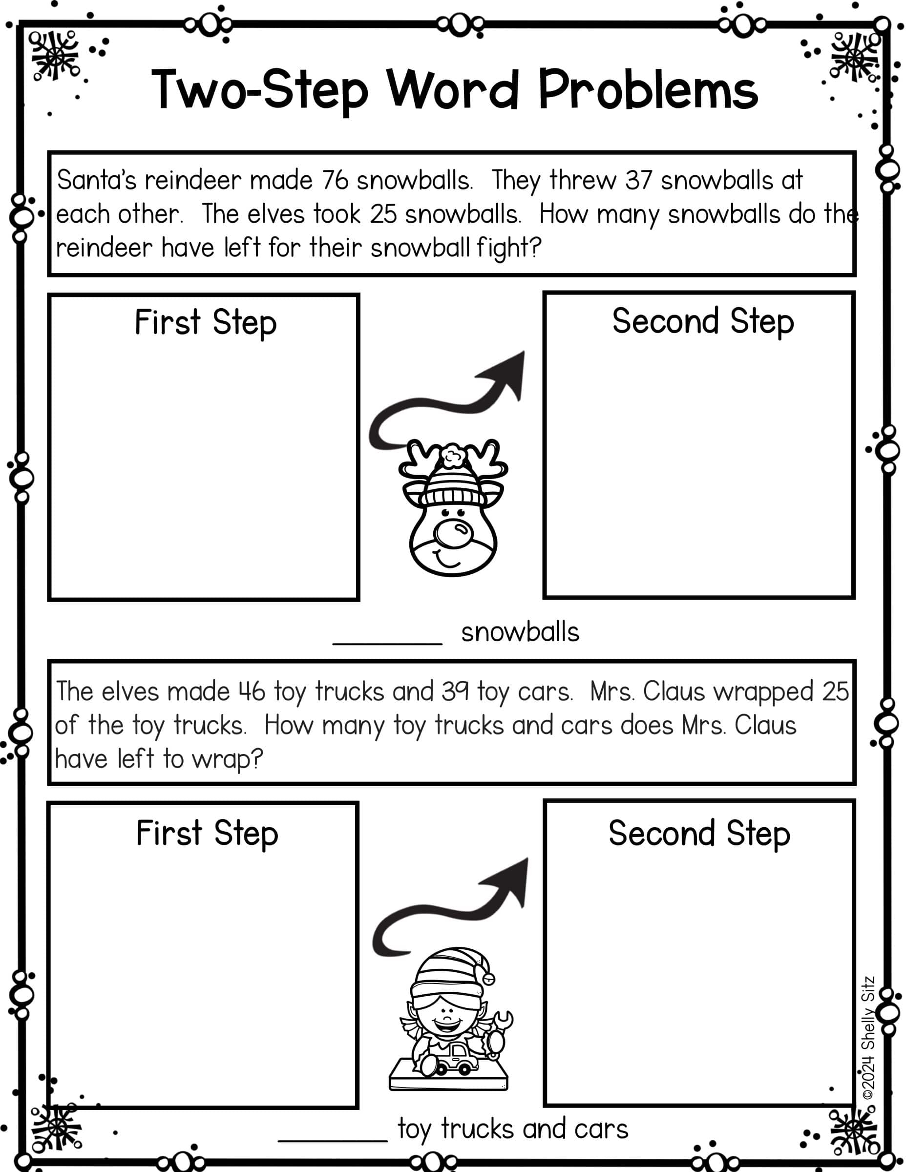 13 Free Christmas Worksheets For Second Grade Second Grade 