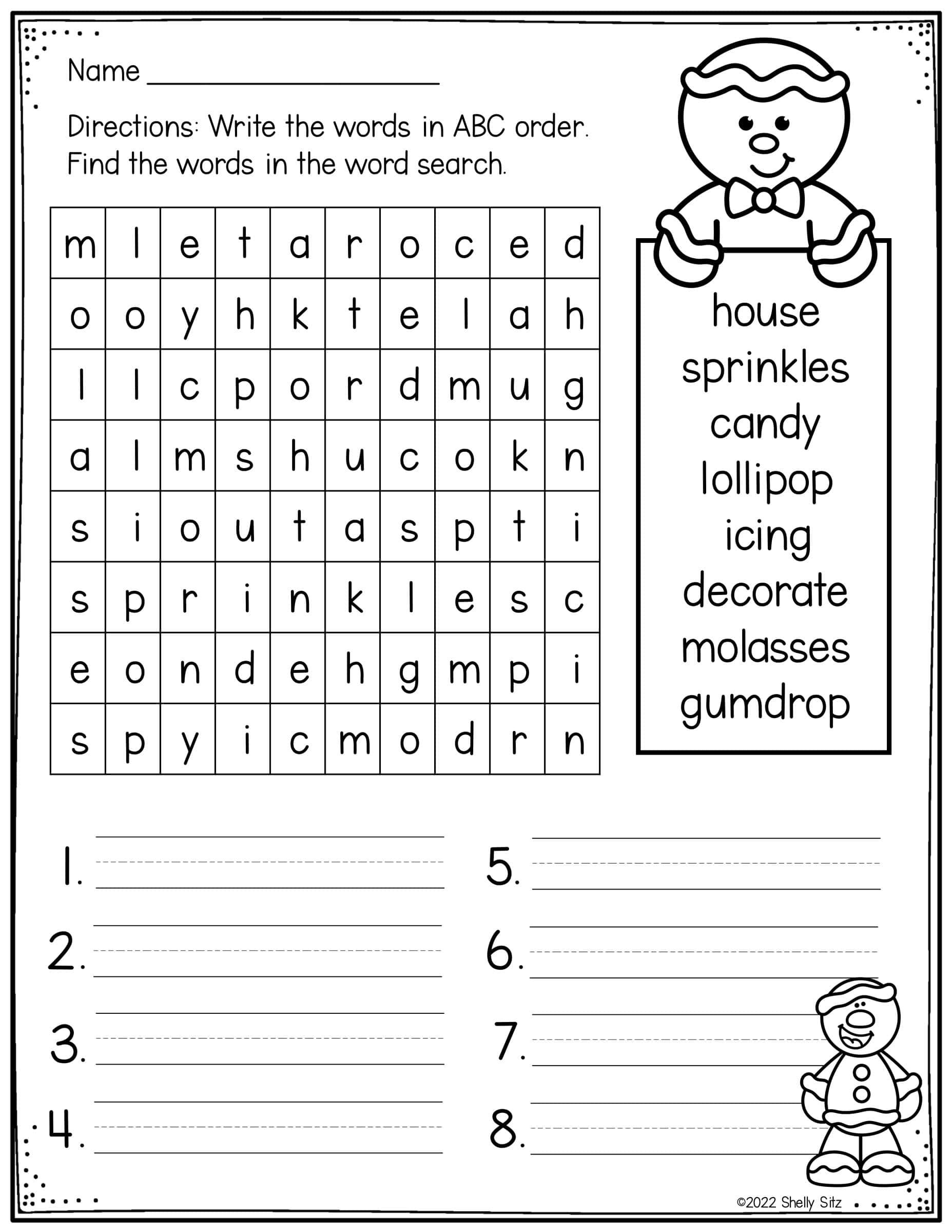 13 Free Christmas Worksheets For Second Grade Second Grade 