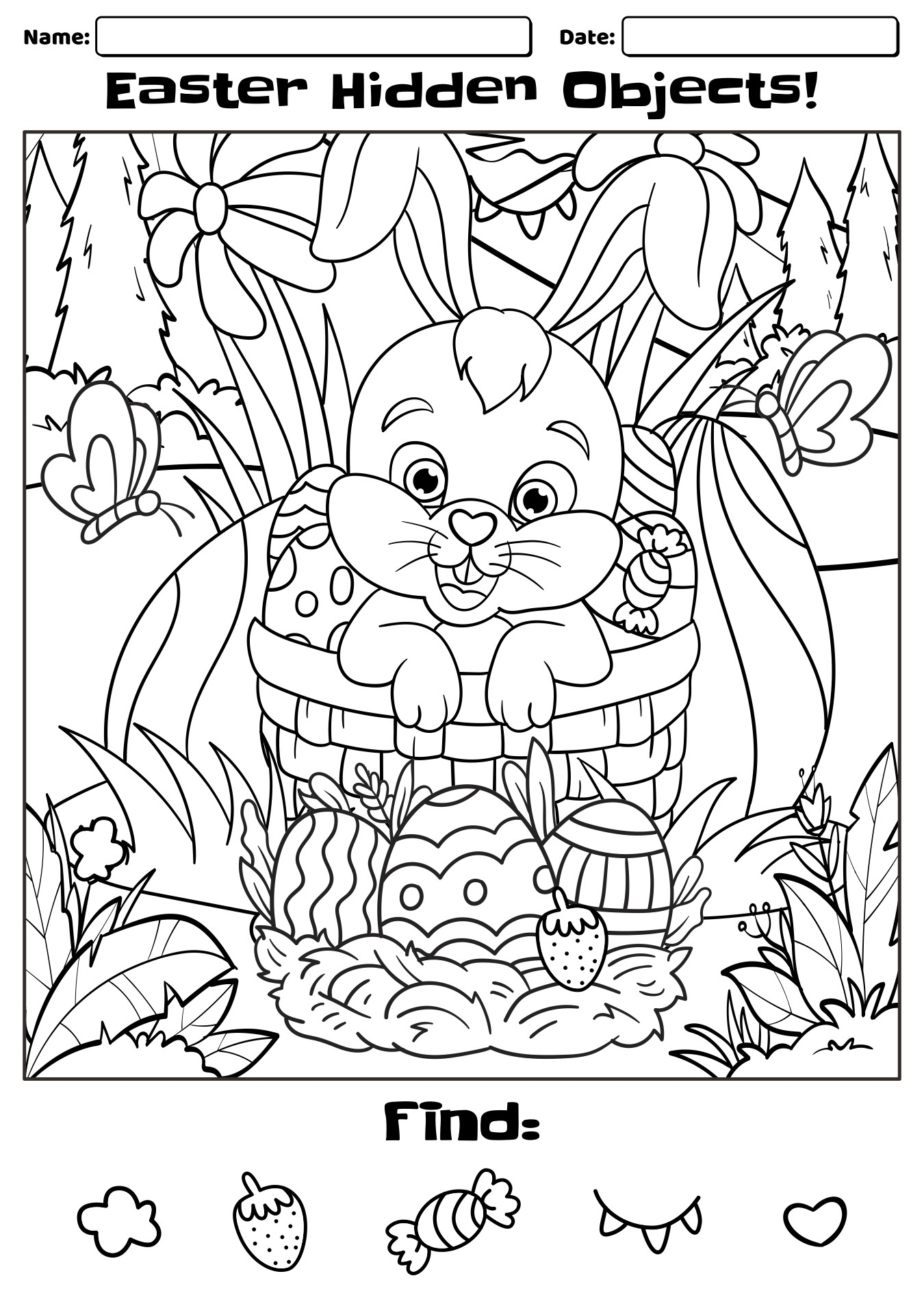 13 Free Printable Find The Hidden Object Worksheet Free PDF At Worksheeto