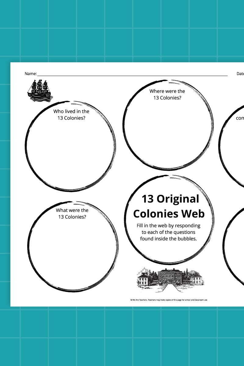 Free 13 Colonies Worksheets Printables Free 13 Colonies Worksheets Printables