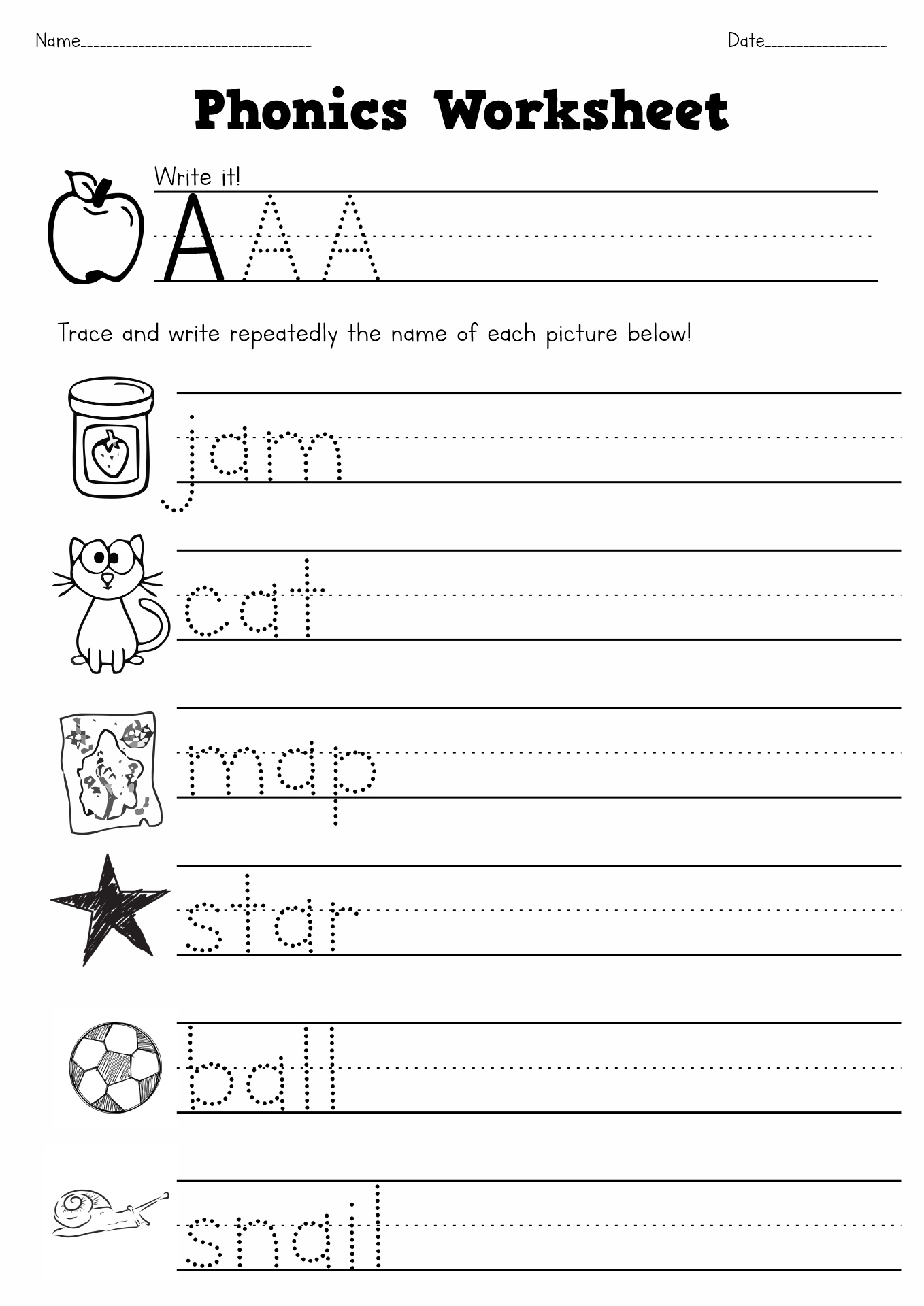 14 Free Printable Phonics Worksheets First Grade Free PDF At Worksheeto