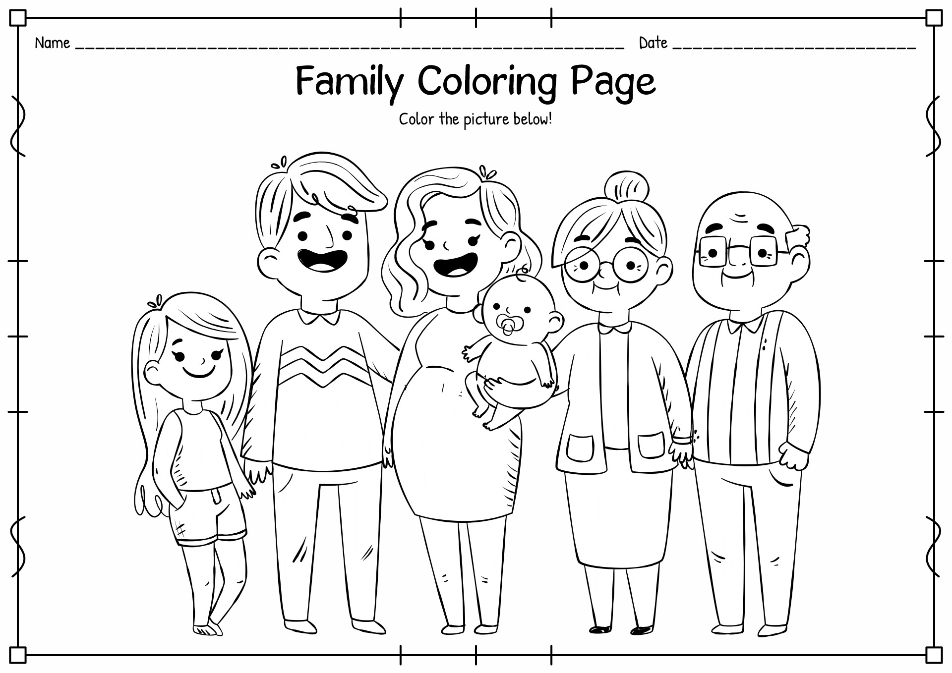 14 My Family Worksheet Free PDF At Worksheeto