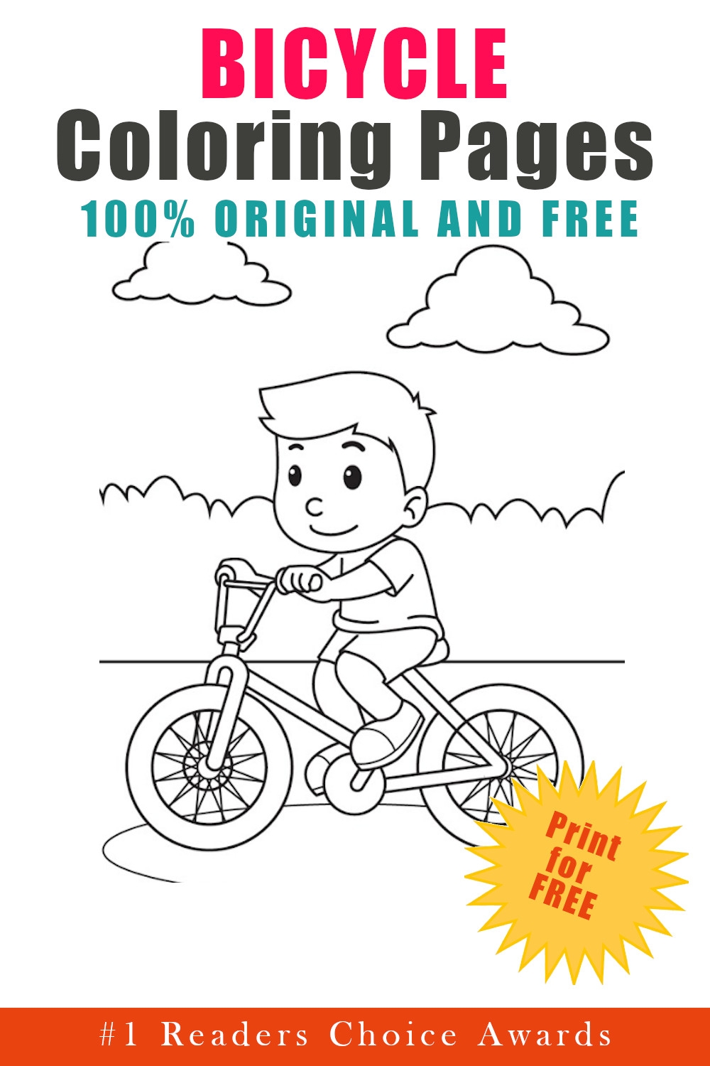 15 Bicycle Coloring Pages 100 Free Printables 