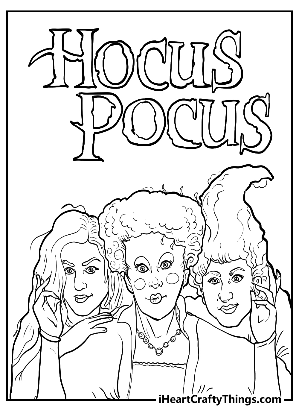 15 Hocus Pocus Coloring Pages Free To Print U0026 Donwload