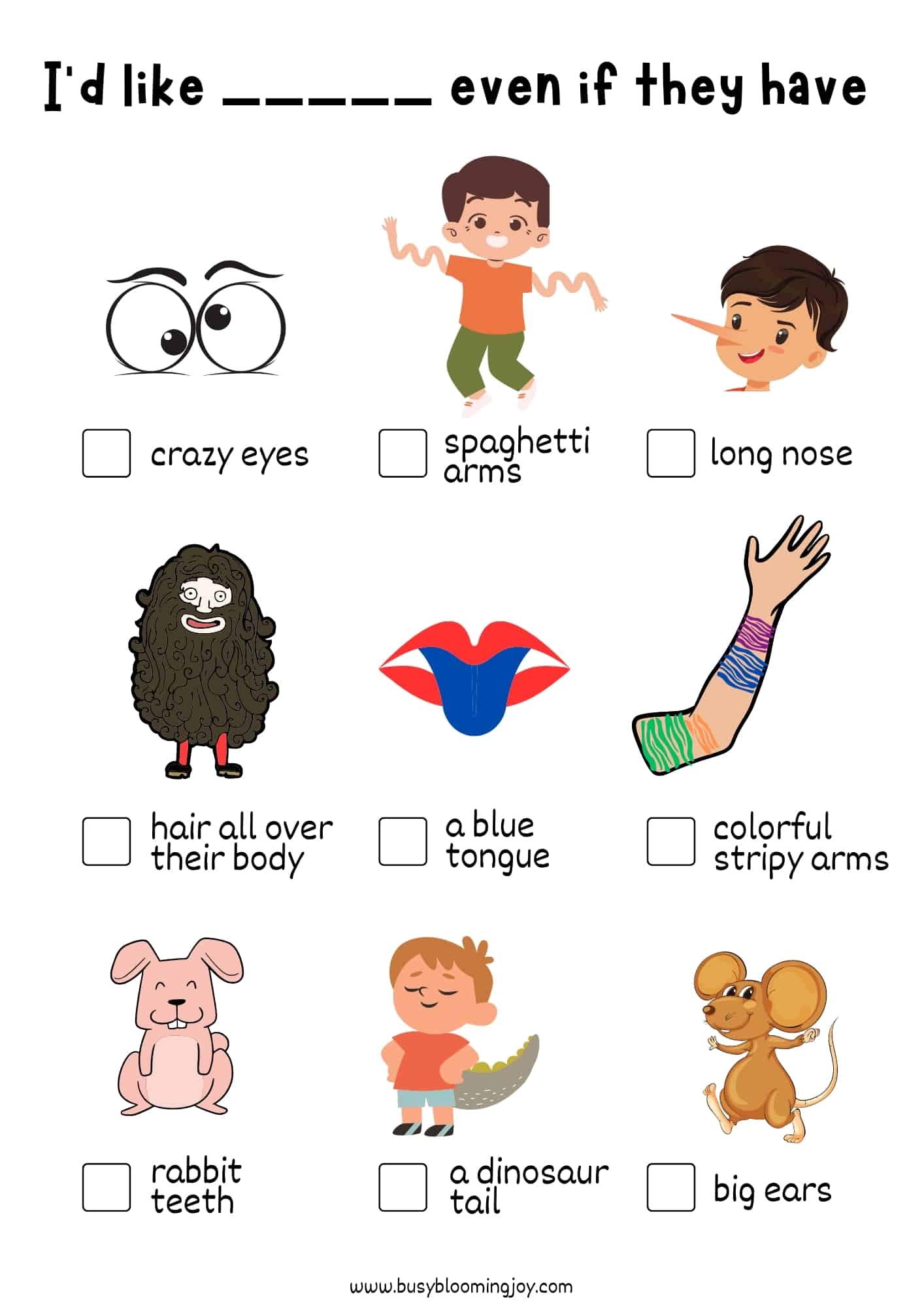 15 I Like Myself Activities For Preschoolers Free Worksheet