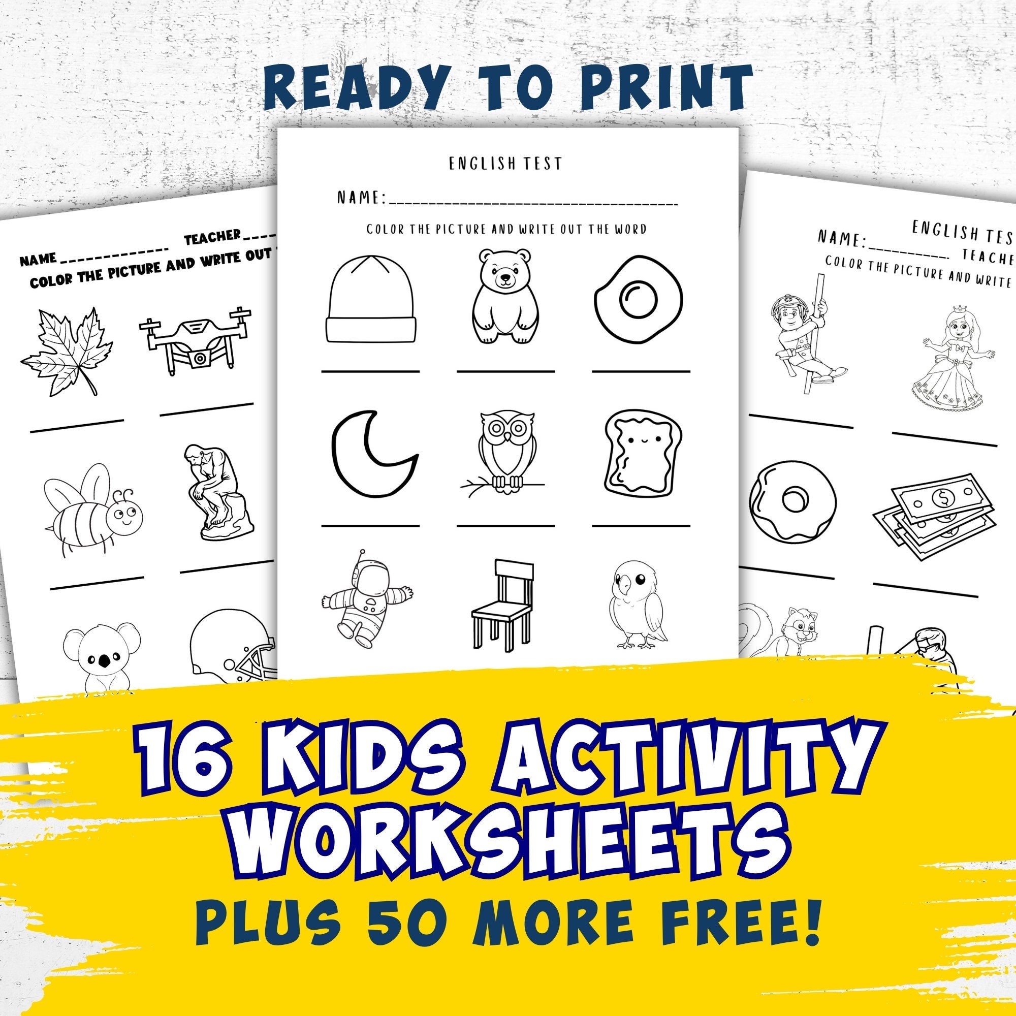 16 Kids Activity Worksheets Kids Test Plus 50 More FREE Printable 16 Kids Activity Worksheets Kids Test Plus 50 More FREE Printable