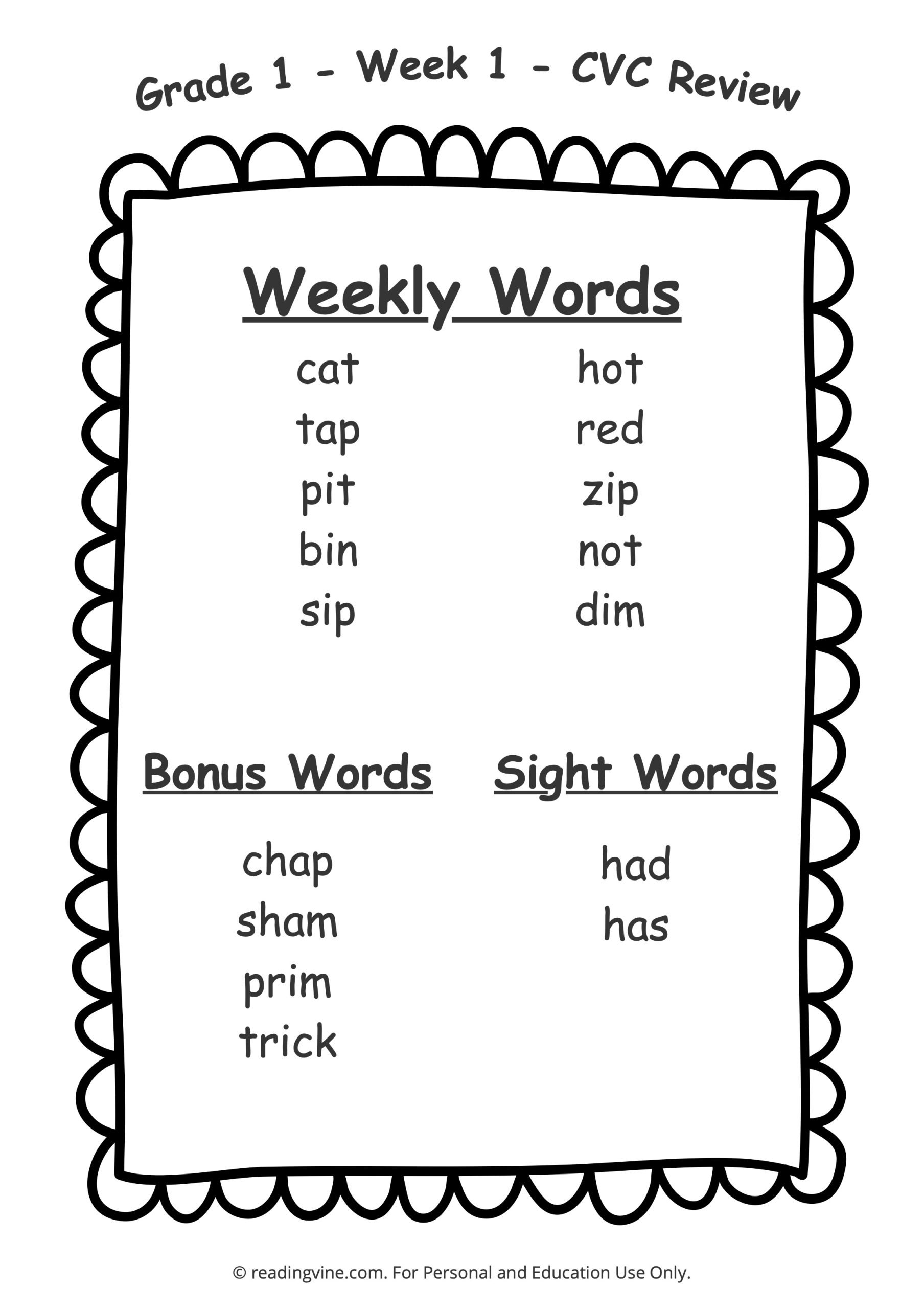 1st Grade Spelling Worksheets Free Printables 1st Grade Spelling Worksheets Free Printables