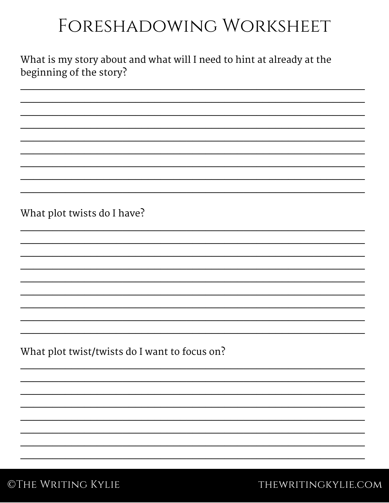 2 X Foreshadow Foreshadowing Worksheets English Literature GCSE Worksheets Library