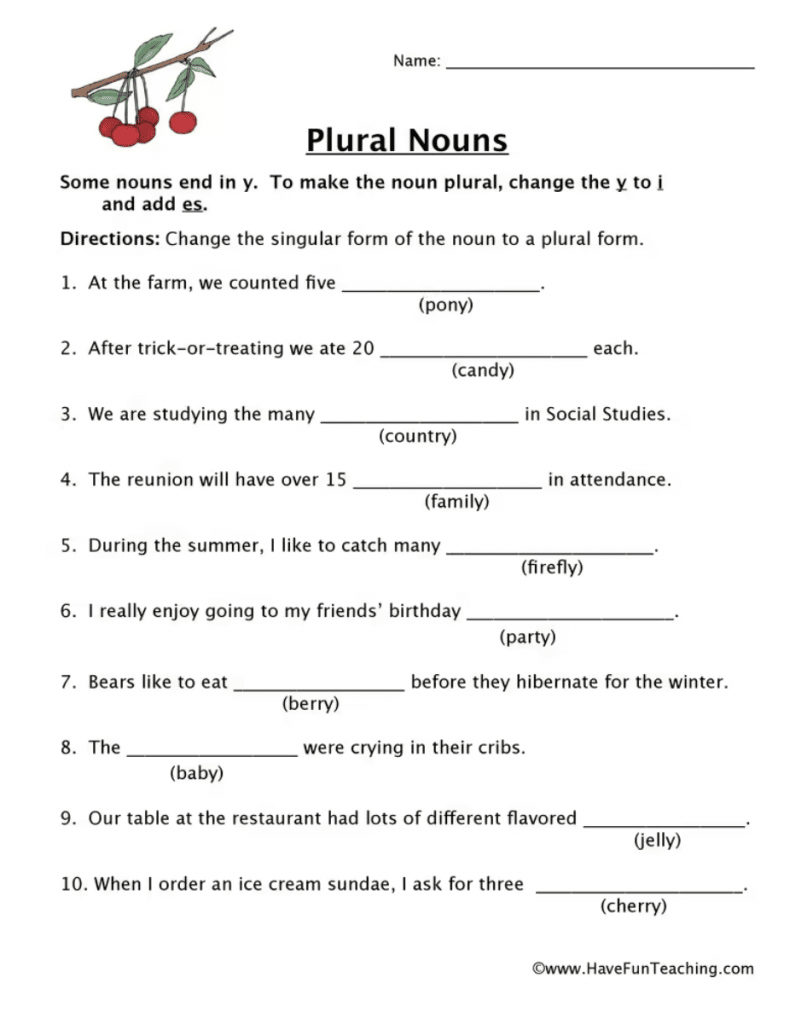 First Grade English Worksheets Free Printables