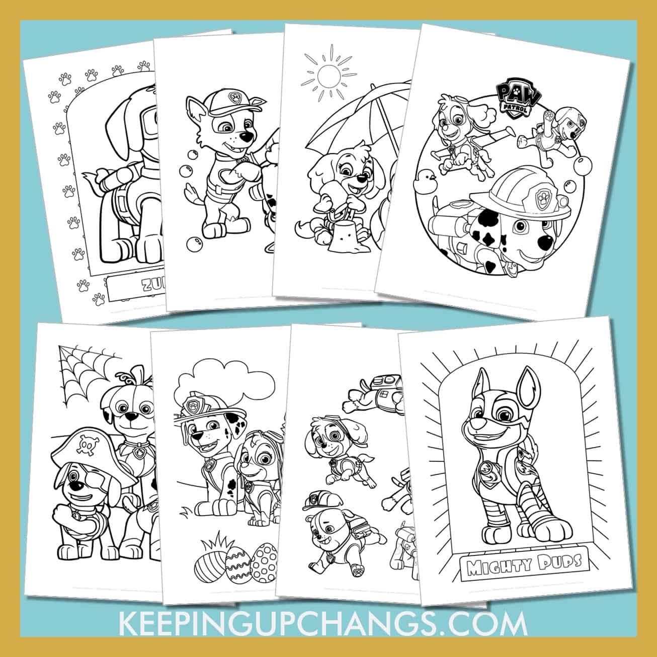 Free Printable Paw Patrol Worksheets
