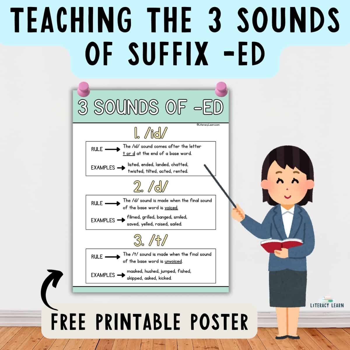 Free Printable Ed Ending Worksheets Free Printable Ed Ending Worksheets