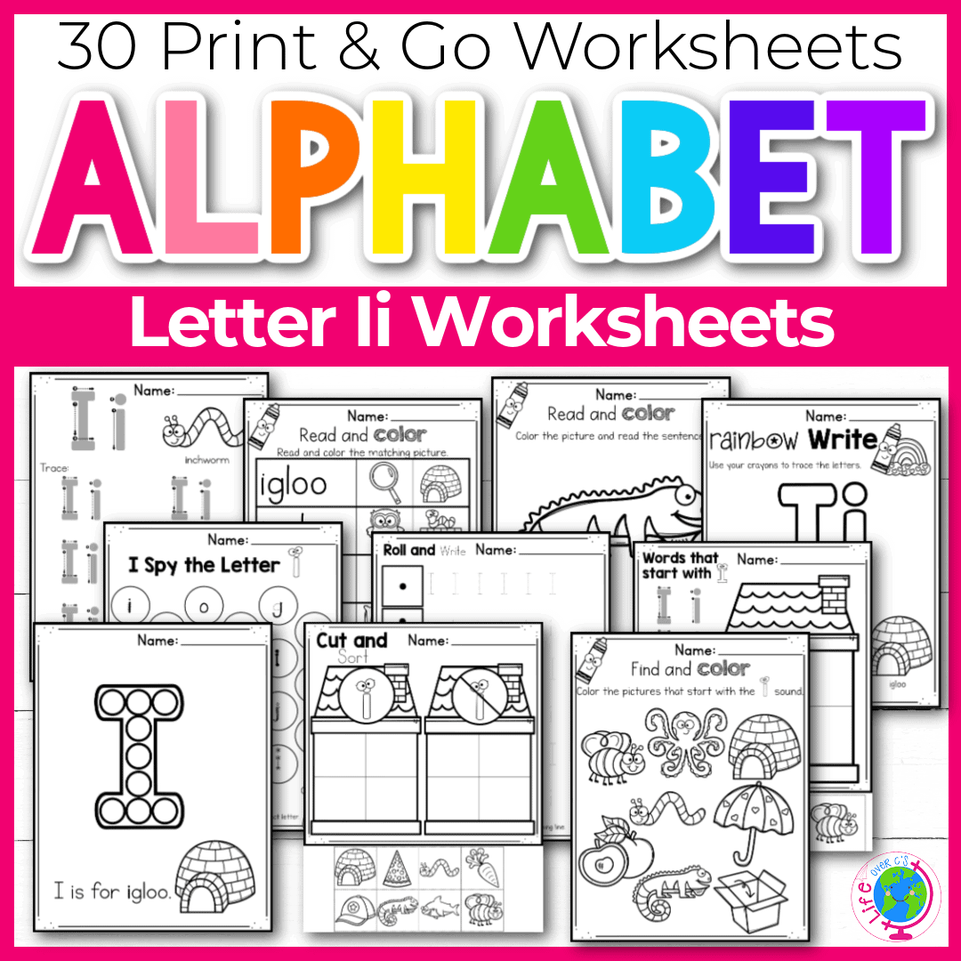 30 Free Printable Letter I Alphabet Worksheets