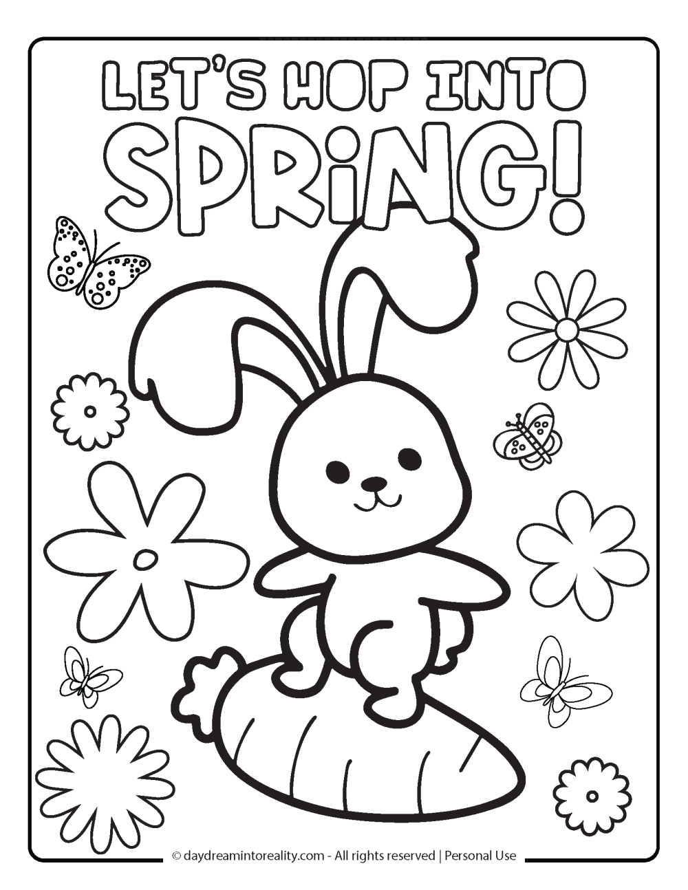 35 Spring Coloring Pages Free PDF Printables Daydream Into 35 Spring Coloring Pages Free PDF Printables Daydream Into