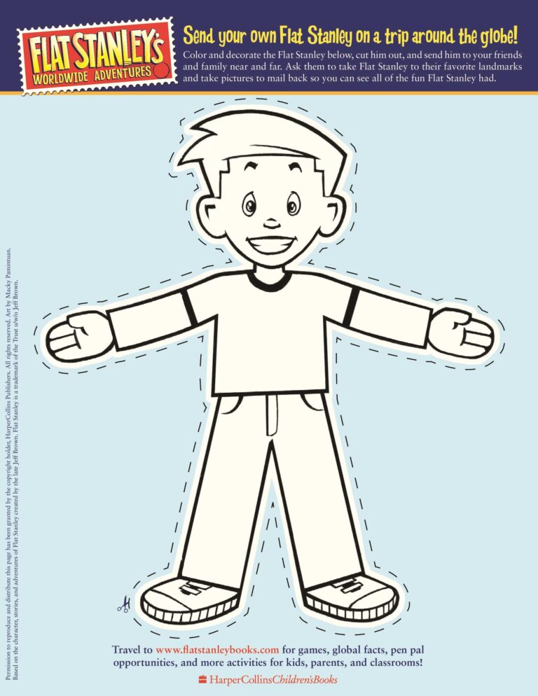 37 Flat Stanley Templates U0026 Letter Examples TemplateLab