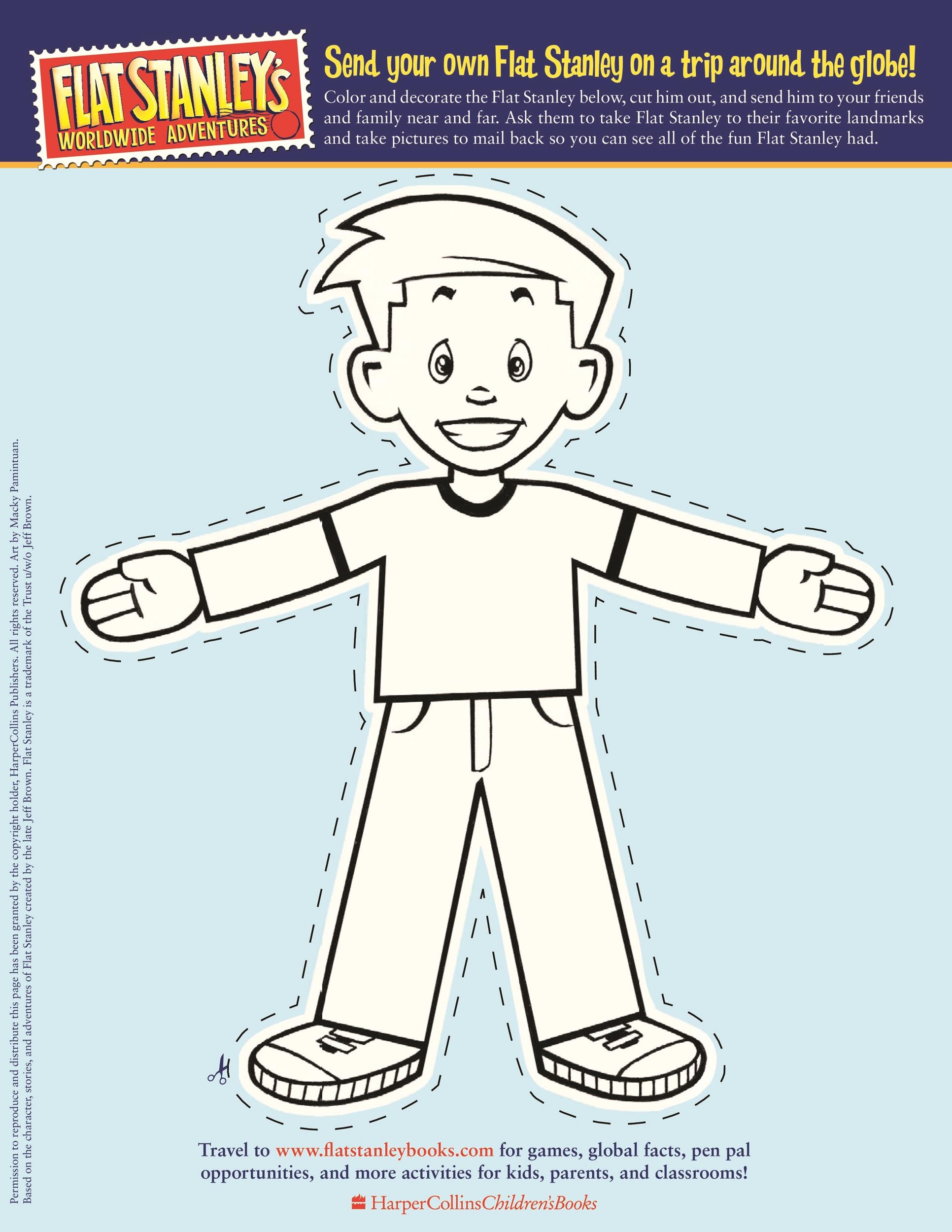 37 Flat Stanley Templates U0026 Letter Examples TemplateLab