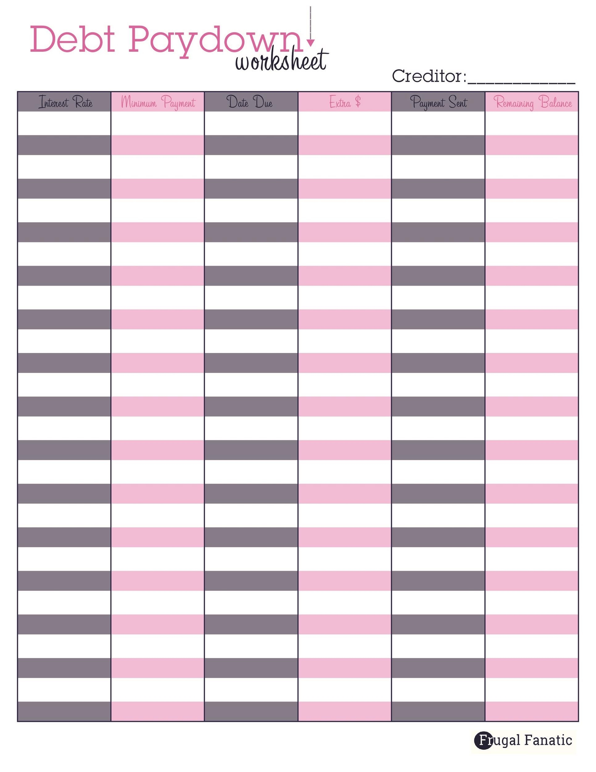 38 Debt Snowball Spreadsheets Forms U0026 Calculators 38 Debt Snowball Spreadsheets Forms U0026 Calculators