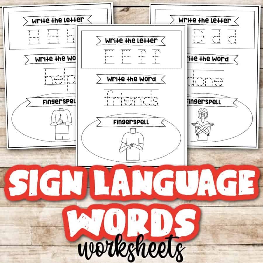 40 Free PDF Sign Language Worksheets 40 Free PDF Sign Language Worksheets