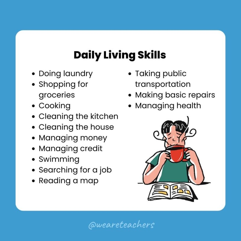 Basic Living Skills Worksheets Printable Free