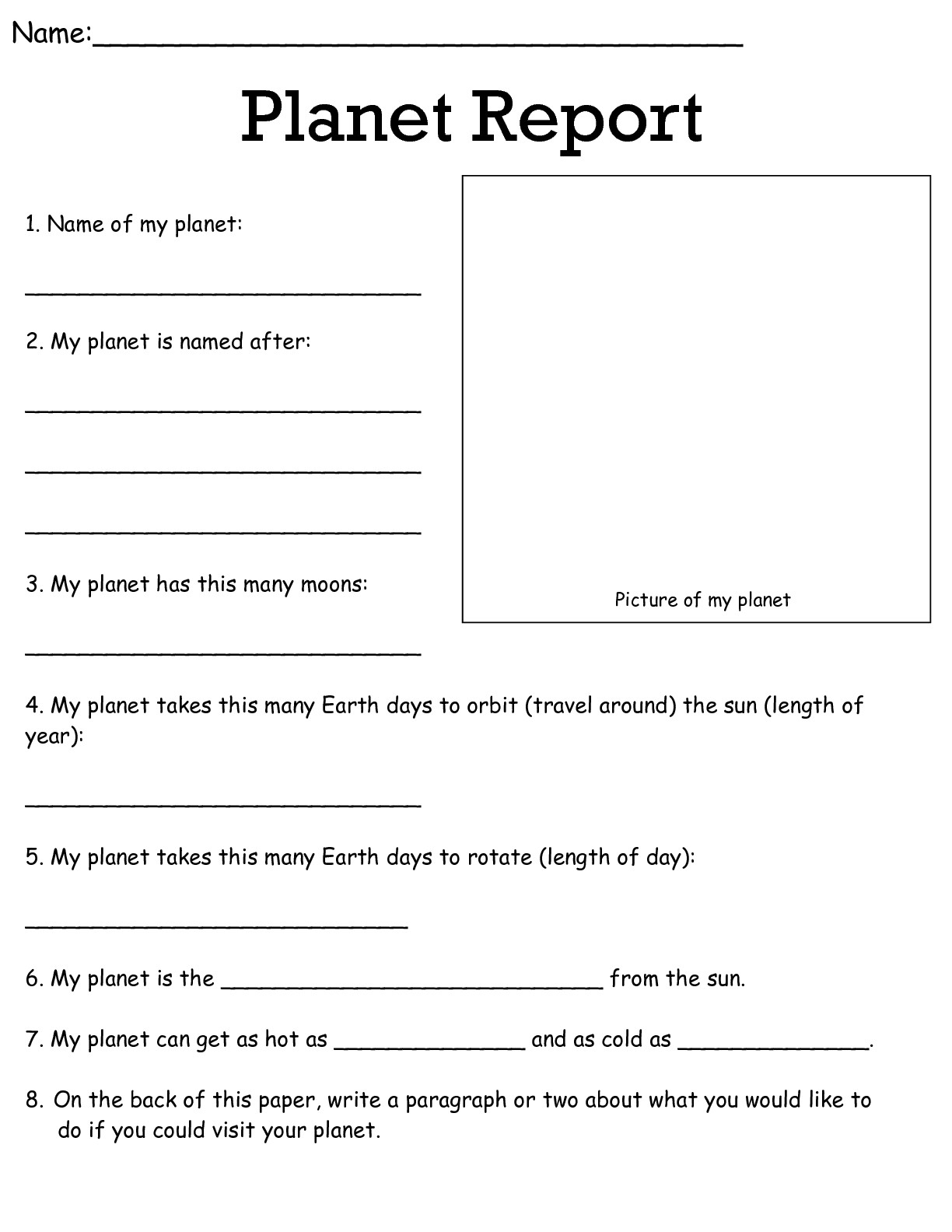 Free Printable 2nd Grade Science Worksheets