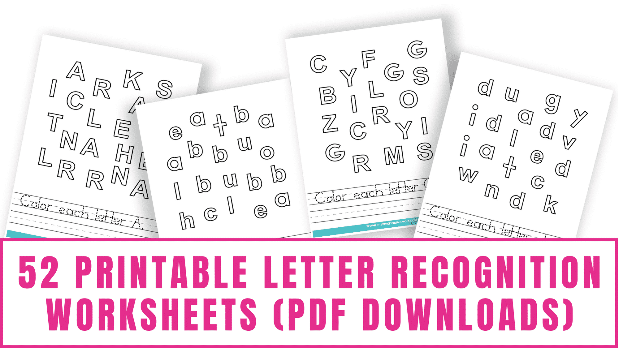 Free Printable Letter Identification Worksheets
