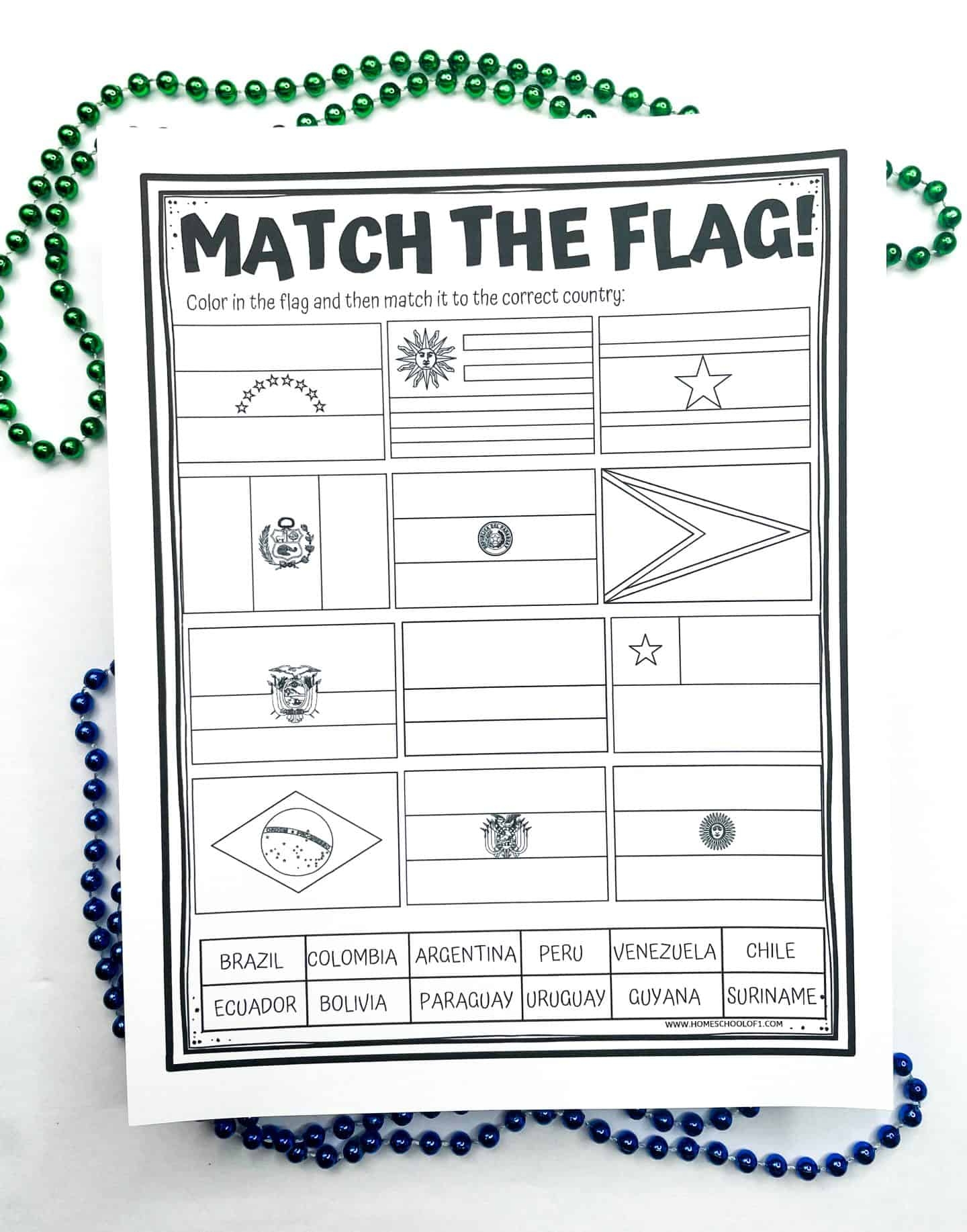 7 Countries Of South America Worksheets Free Printable 