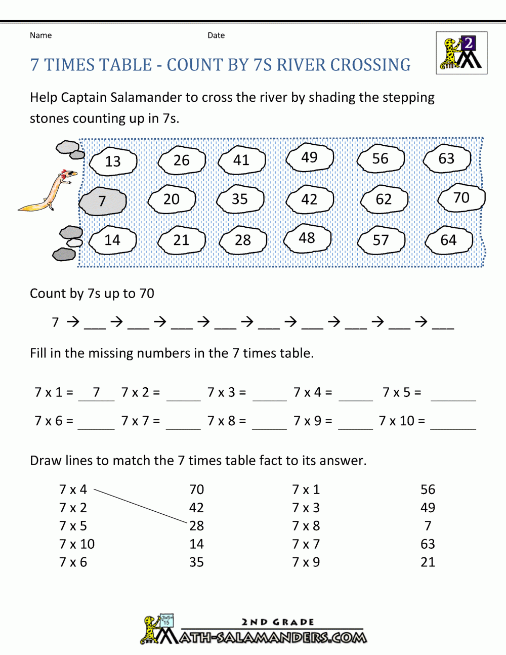 7 Times Table 7 Times Table
