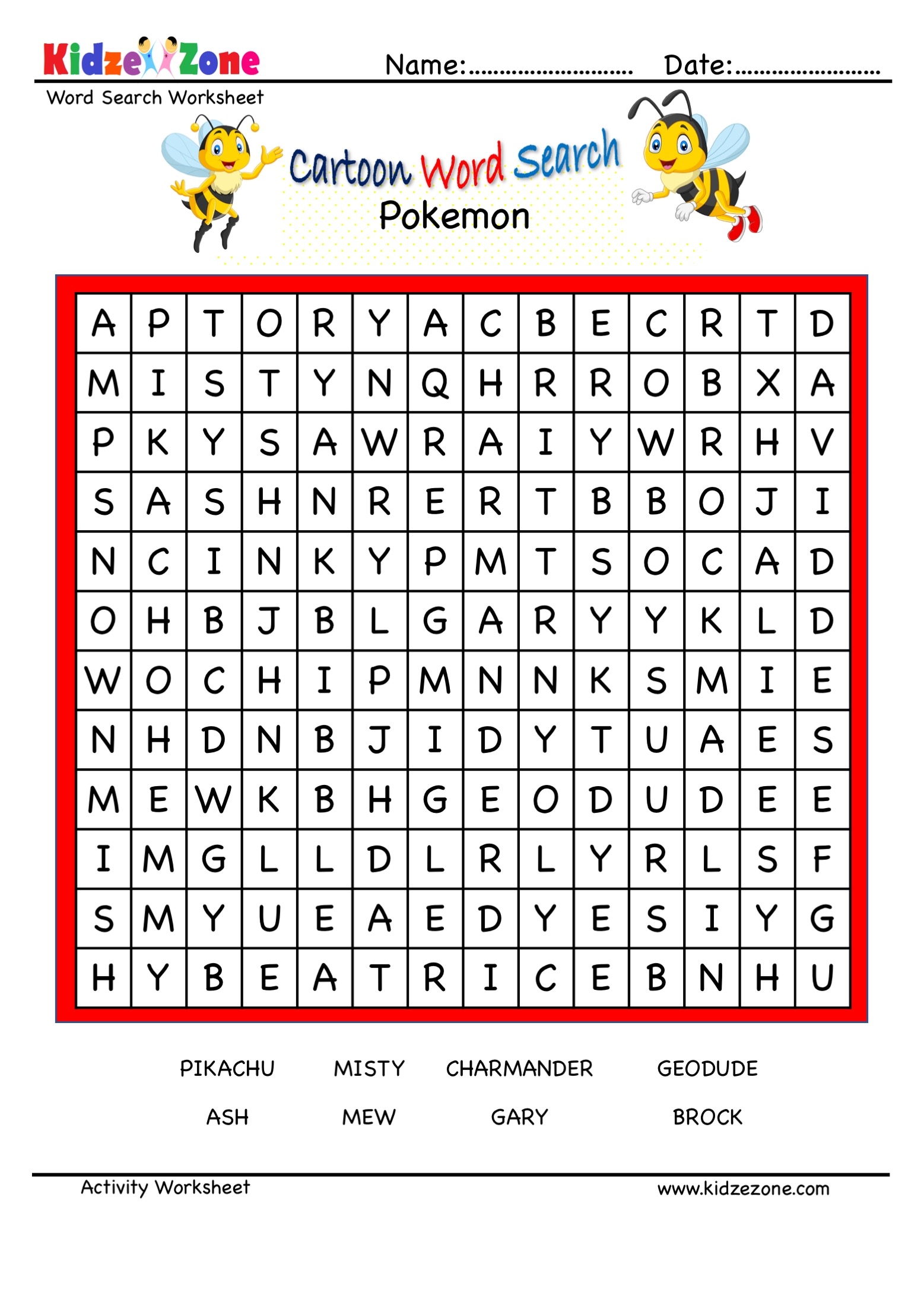 Free Printable Pokemon Educational Worksheets Printable Worksheets Free Printable Pokemon Educational Worksheets Printable Worksheets