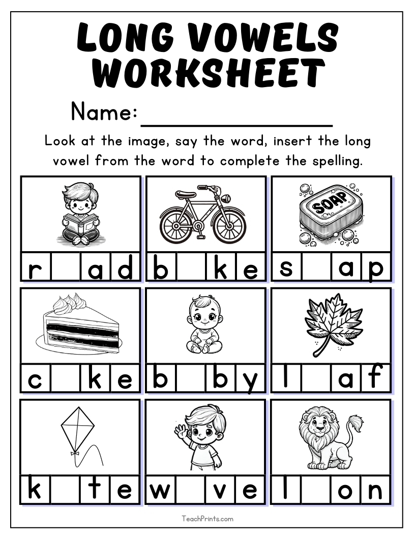 Free Printable Vowel Worksheets For Kindergarten