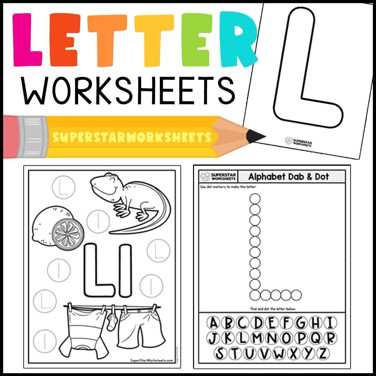 Alphabet Worksheets Superstar Worksheets