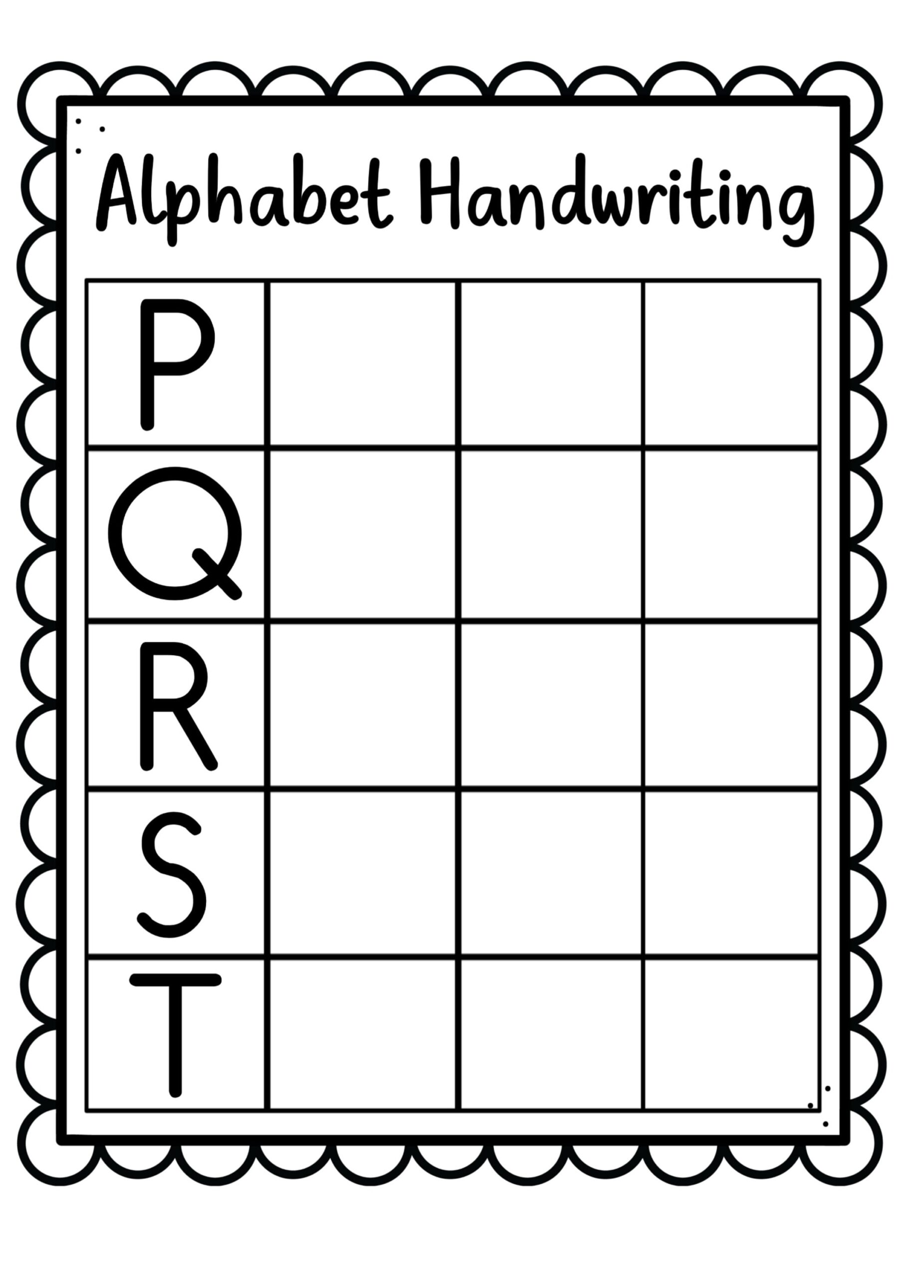 Alphabet Writing Printables Handwriting Worksheets ABC Writing Alphabet Writing Printables Handwriting Worksheets ABC Writing