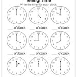 Analog Clock Worksheet Telling Time By The Hour Free Printable Worksheets Library