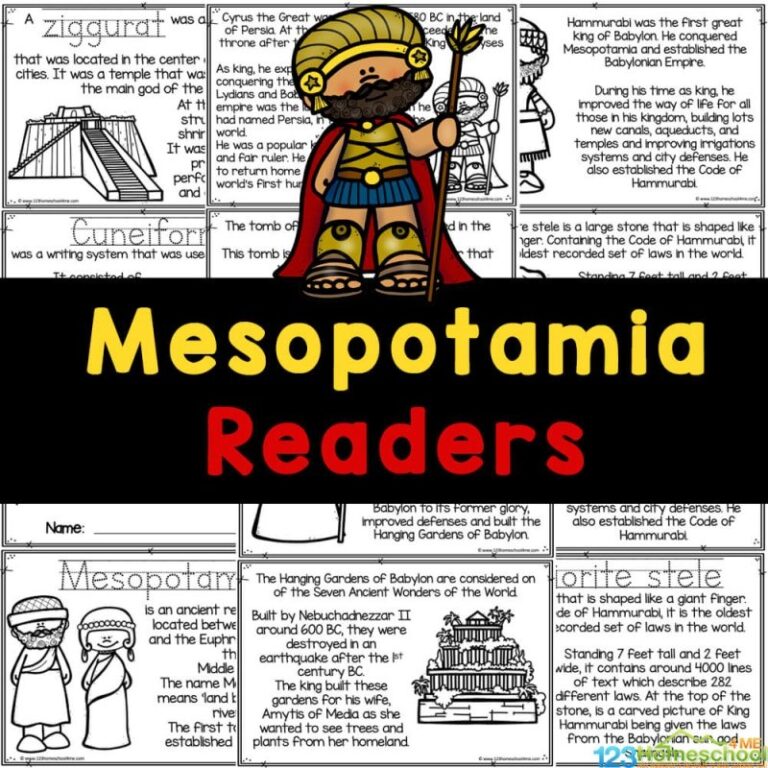 Ancient Mesopotamia For Kids Free Printable Reader To Read 