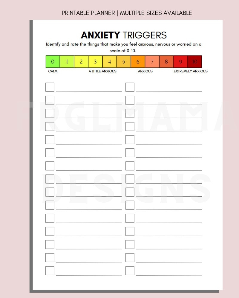 Anxiety Triggers Printable Anxiety Worksheets Therapy Tools Therapy Worksheets Anxiety Journal Therapy Office DBT CBT Anxiety Journal Etsy UK Anxiety Triggers Printable Anxiety Worksheets Therapy Tools Therapy Worksheets Anxiety Journal Therapy Office DBT CBT Anxiety Journal Etsy UK