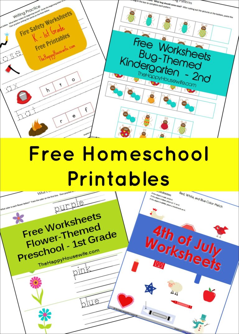 Apple Themed Worksheets Free Printables The Happy Housewife 