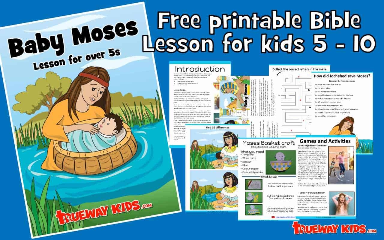 Baby Moses Bible Lesson 5 10 Year Old Bible Lesson Pack Trueway Kids Baby Moses Bible Lesson 5 10 Year Old Bible Lesson Pack Trueway Kids