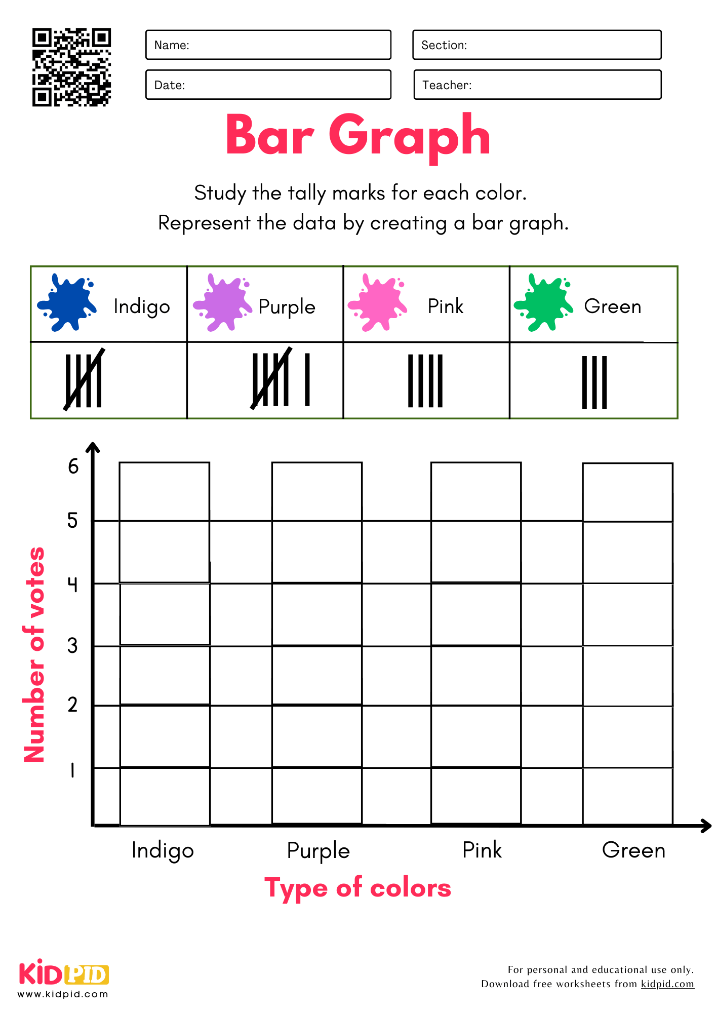 Free Printable 3rd Grade Graphing Worksheets