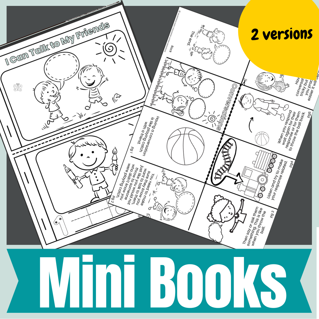 Beginning Conversation Skills Social Story U0026 Worksheets Autism ABA Made By Teachers