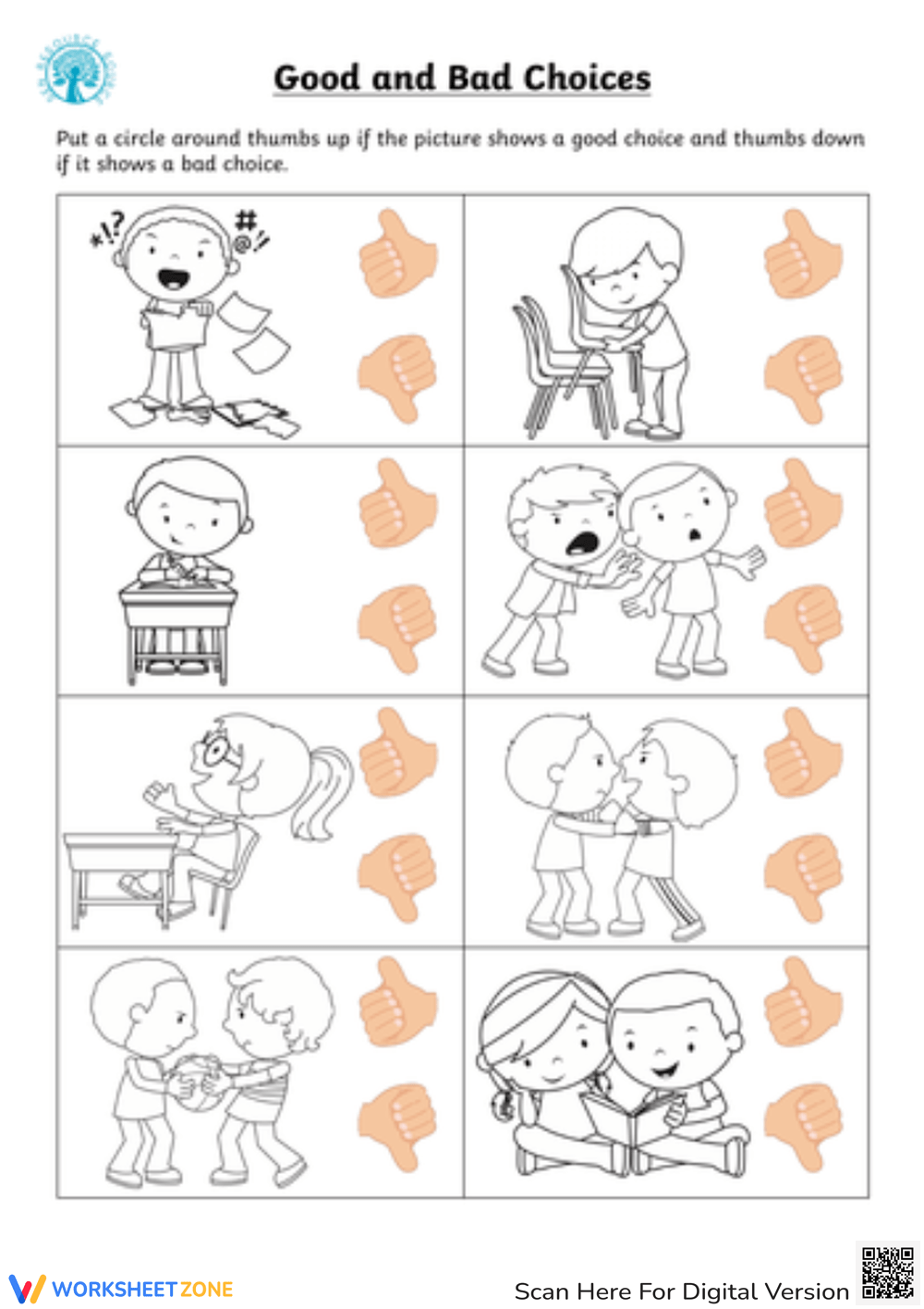 Behavior Activities Worksheets 2025
