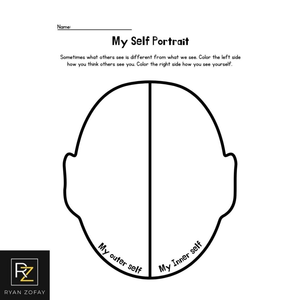 Free Printable Self Esteem Worksheet