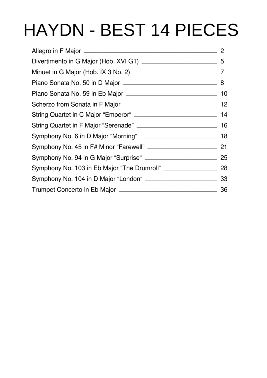 Free Music Printable Worksheets Haydn