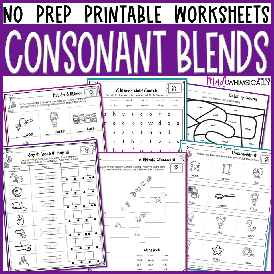 Blends Worksheets Consonant Blends And Phonics Activities Made By Teachers Blends Worksheets Consonant Blends And Phonics Activities Made By Teachers
