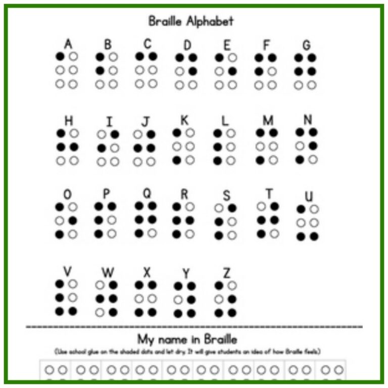 Braille Printable