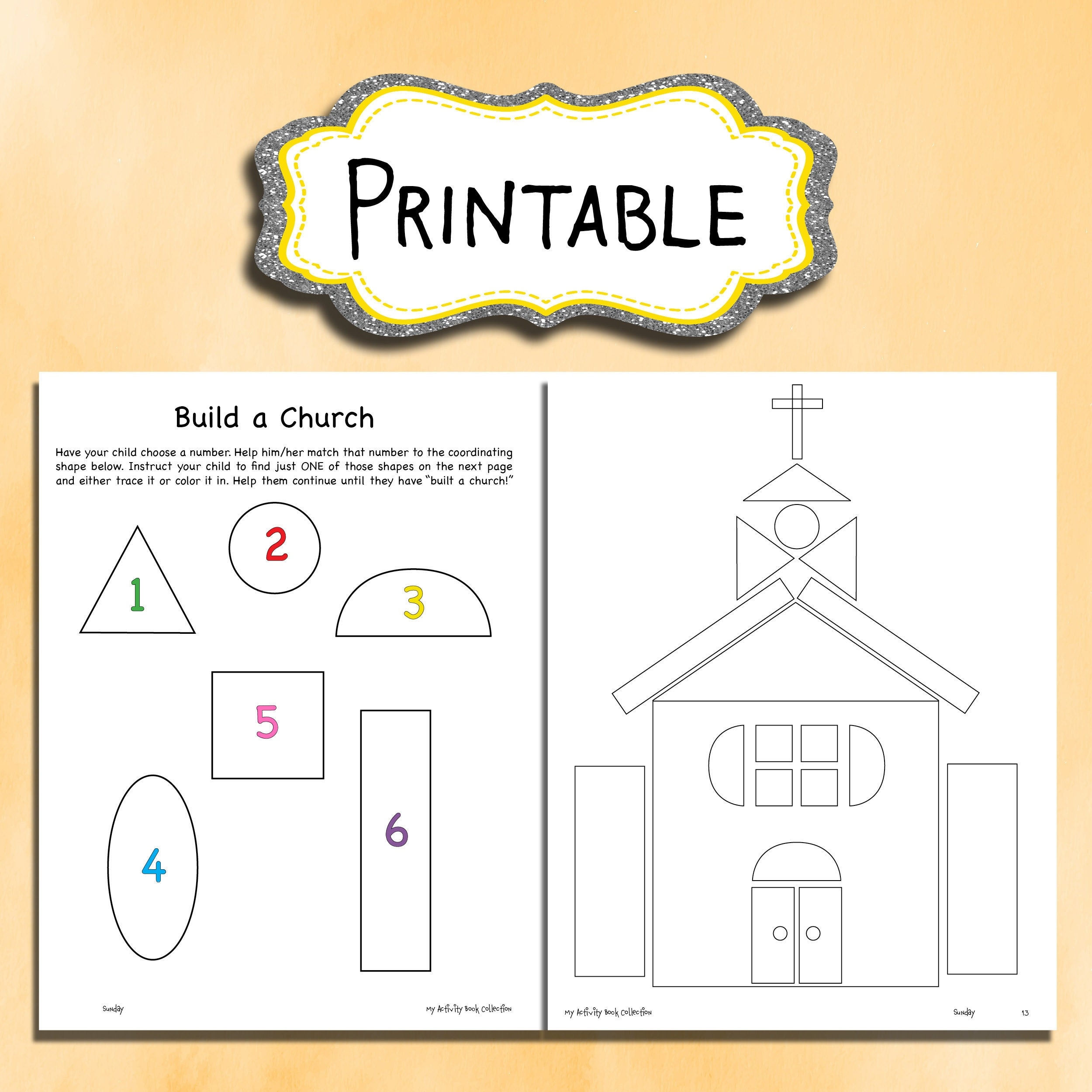 Build A Church Printable Worksheet For Kids NONDENOMINATIONAL CHRISTIAN Activity For Kids Sunday Activity Quiet Book Church For Kids Etsy Build A Church Printable Worksheet For Kids NONDENOMINATIONAL CHRISTIAN Activity For Kids Sunday Activity Quiet Book Church For Kids Etsy