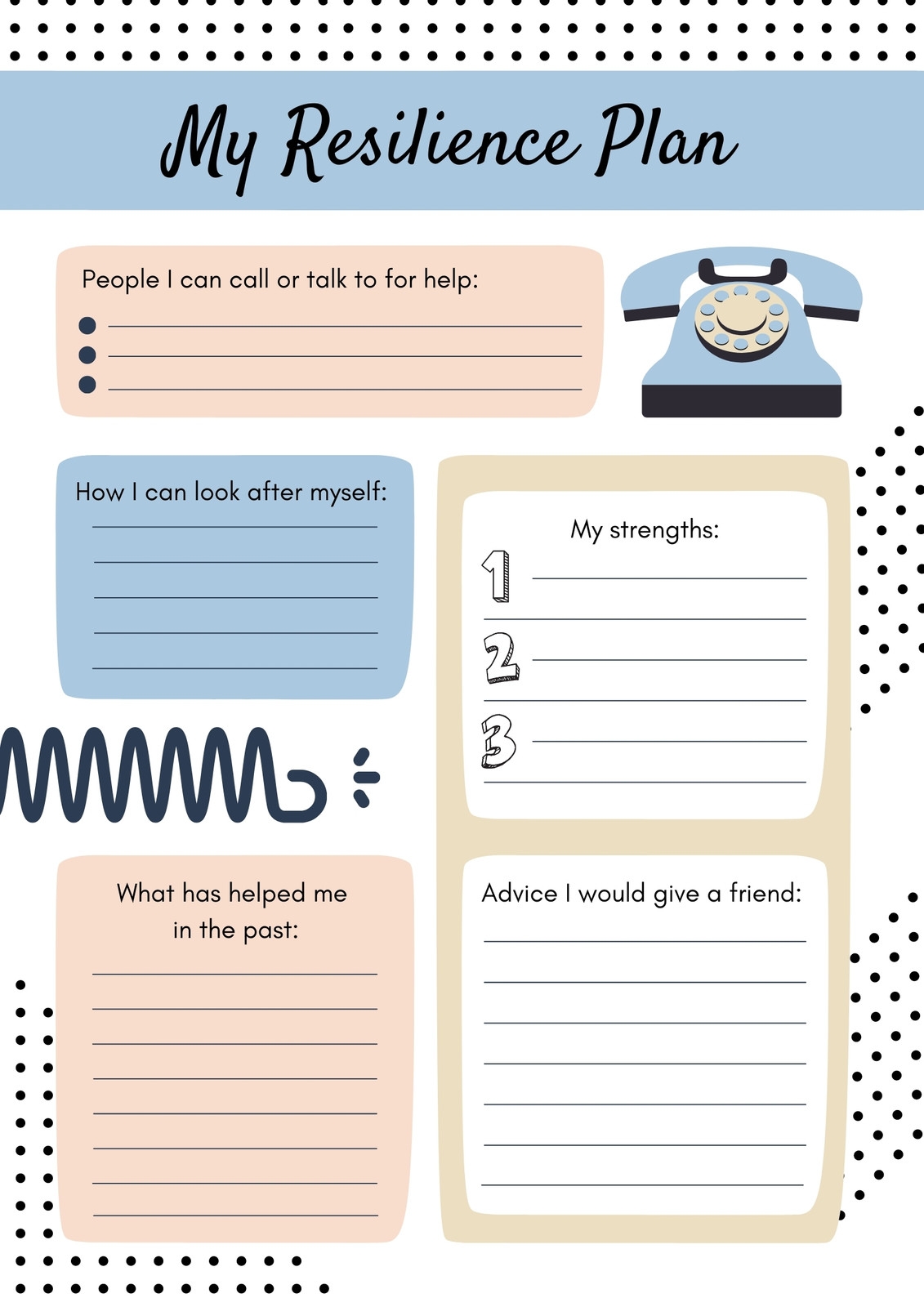 Building Resilience Worksheets Library Building Resilience Worksheets Library